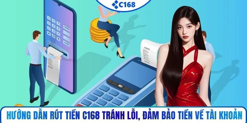 Hướng dẫn rút tiền C168 tránh lỗi, đảm bảo tiền về tài khoản
